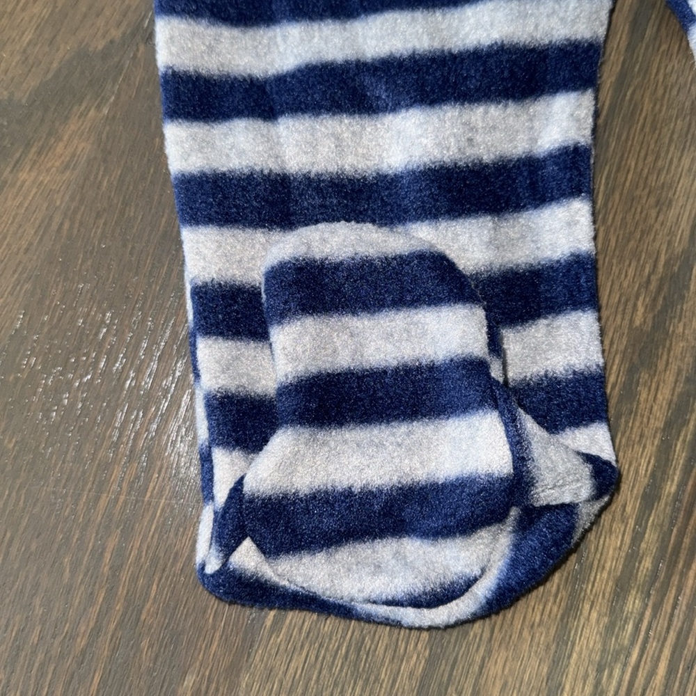 Rene Rofe Baby Striped Fleece Footie | 3-6 M - Picture 4 of 8